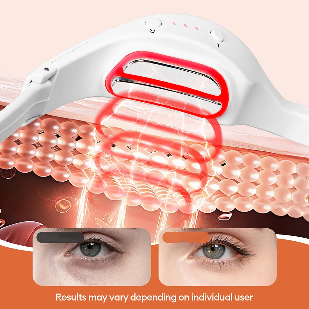 Filoriya EMS Eye Massager Glasses Red Light Therapy