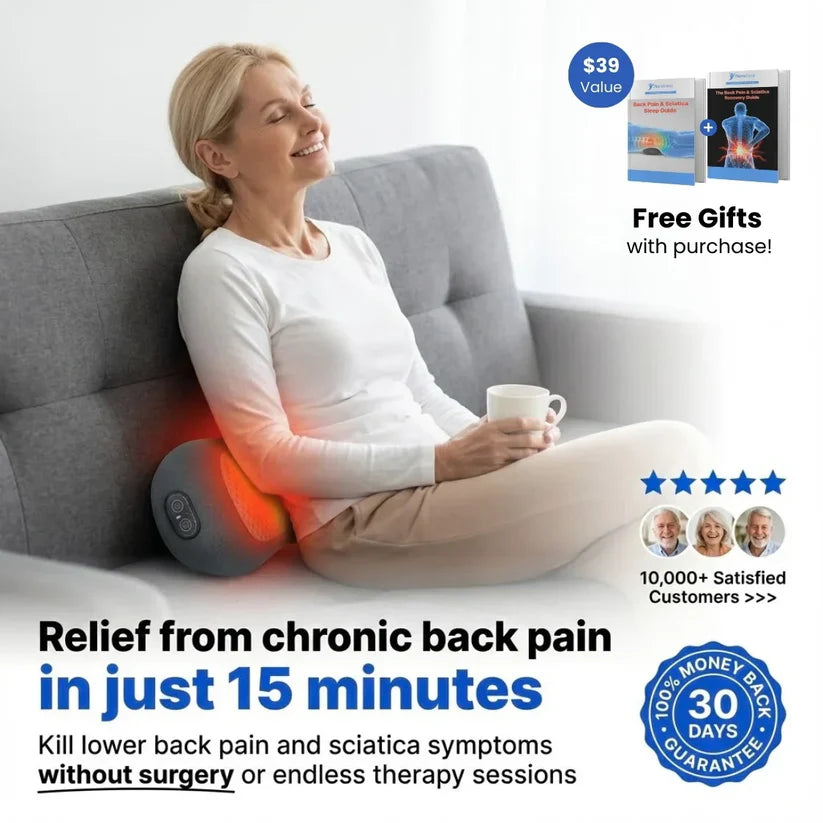 3-in-1 Heated Back Massager-Soothing Comfort Anytime