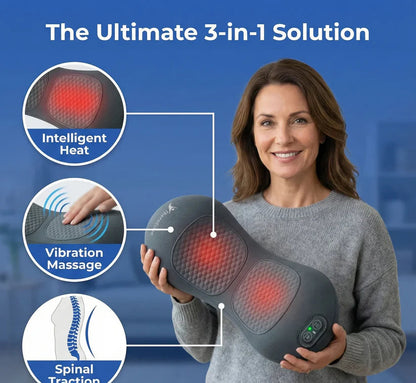 3-in-1 Heated Back Massager-Soothing Comfort Anytime
