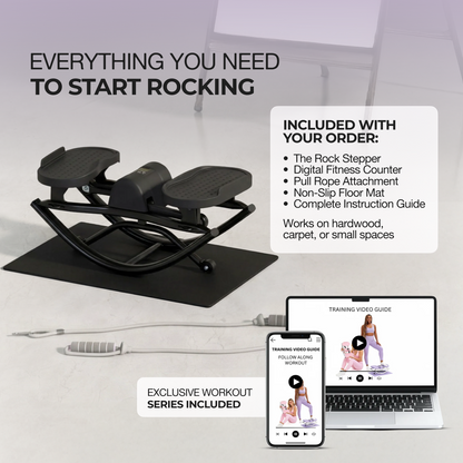 Filoriya RockStep Pro – Compact Full-Body Home Fitness Stepper
