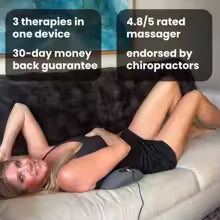 3-in-1 Heated Back Massager-Soothing Comfort Anytime