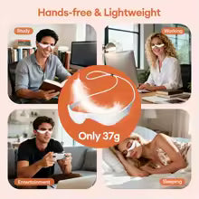 Filoriya EMS Eye Massager Glasses Red Light Therapy